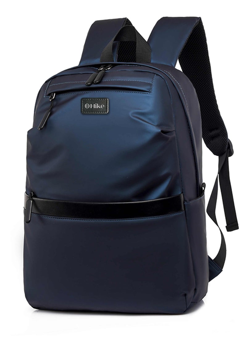Hike Unisex Premium 16.5-inch Backpack Bag Water Resistant Small Shoulder bag for Travel Business Shopping College Outdoor, HK9902- BLUE - Image 1