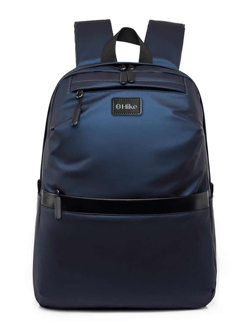 Hike Blue Unisex Premium 16.5-inch Backpack Bag Water Resistant Small Shoulder bag for Travel Business Shopping College Outdoor, HK9902, Blue  | Best Price UAE