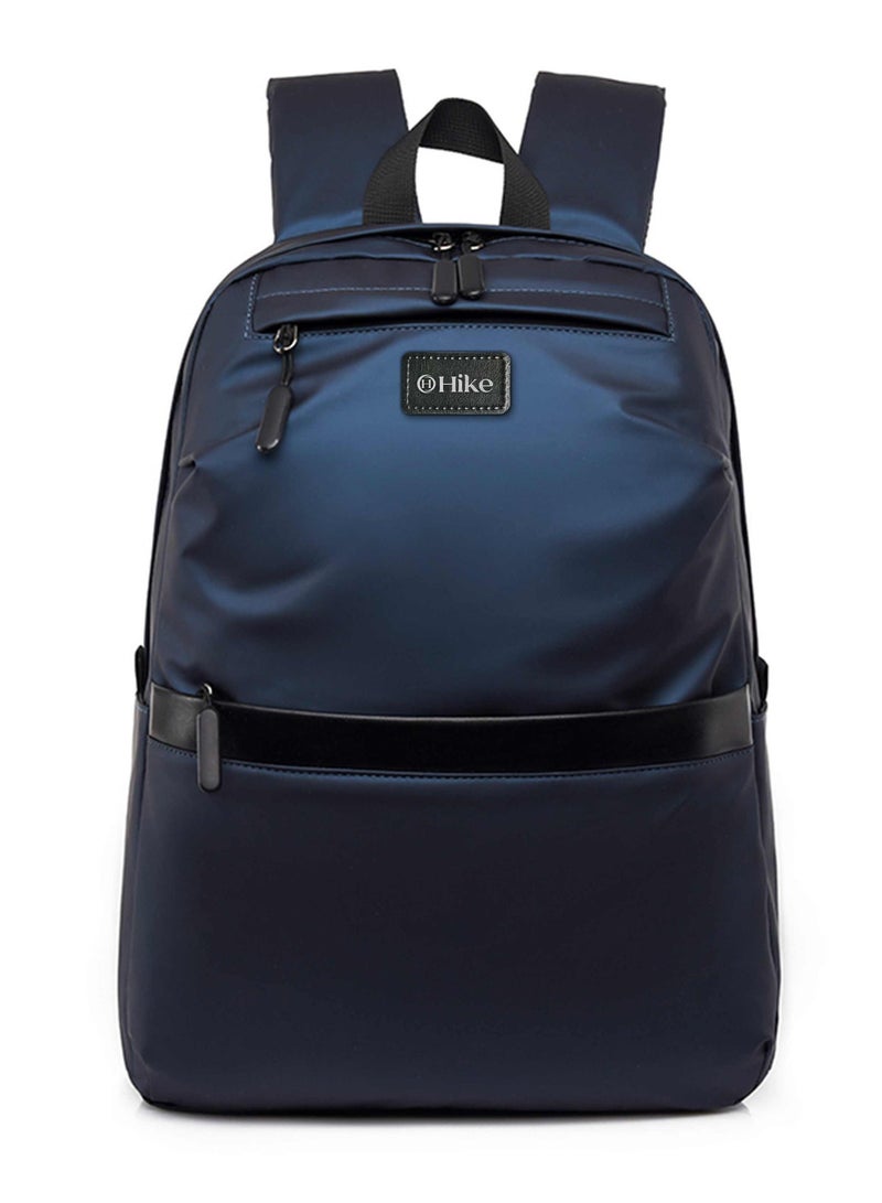 هايك Hike Unisex Premium 16.5-inch Backpack Bag Water Resistant Small Shoulder bag for Travel Business Shopping College Outdoor, HK9902- BLUE - Image 3