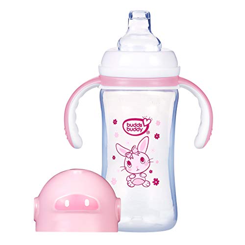 BuddsBuddy Lili Soft Spout Sipper Cup, 300ml, BB7220 (Pink, Polypropylene) - Image 2