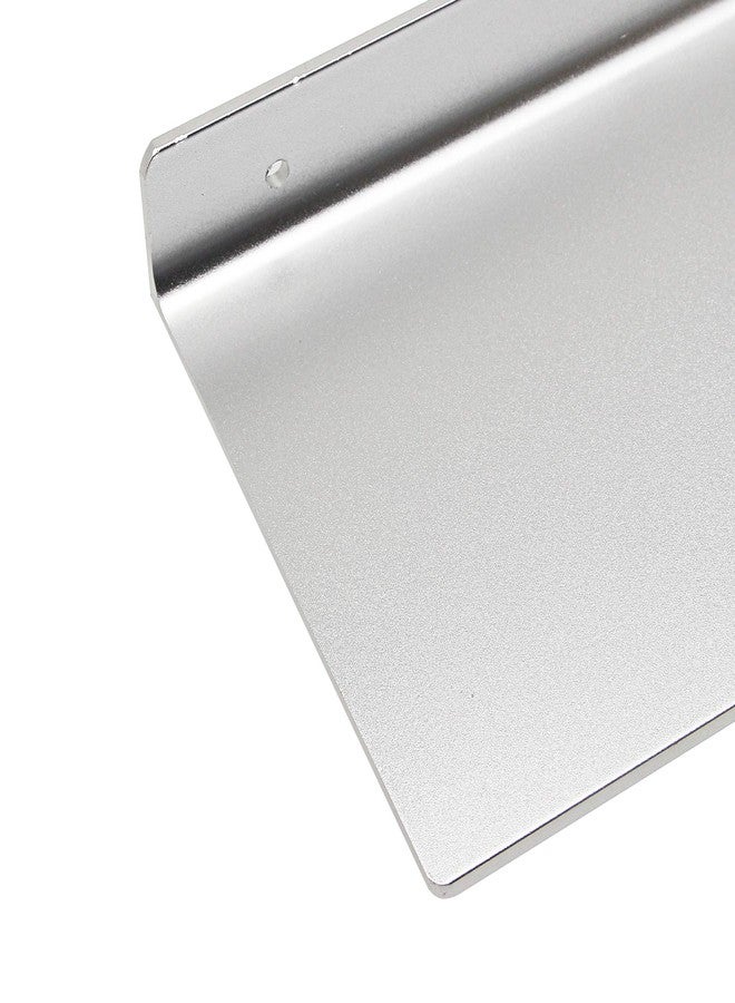 SinLoon 6 Inch Small Shelf in Flat Satin Aluminum Bathroom Shelf Wall Mount for Small Speaker Smartphone, Tablet, Toiletries (Silver) - Image 4