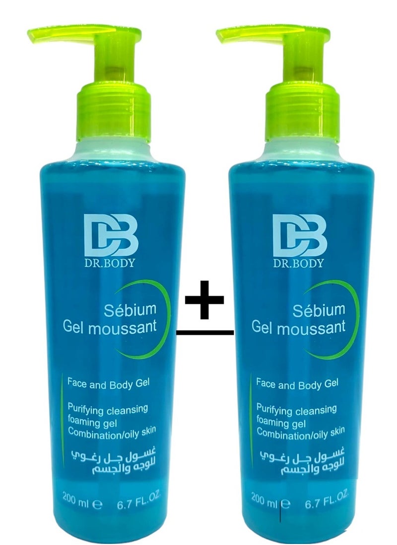 2 Pieces Sebium Foaming Gel Blue 200ml - pzsku/Z93C07200DEA92179A824Z/45/_/1710675849/b0fb6b0a-70b8-4b80-af97-282b4aff4140