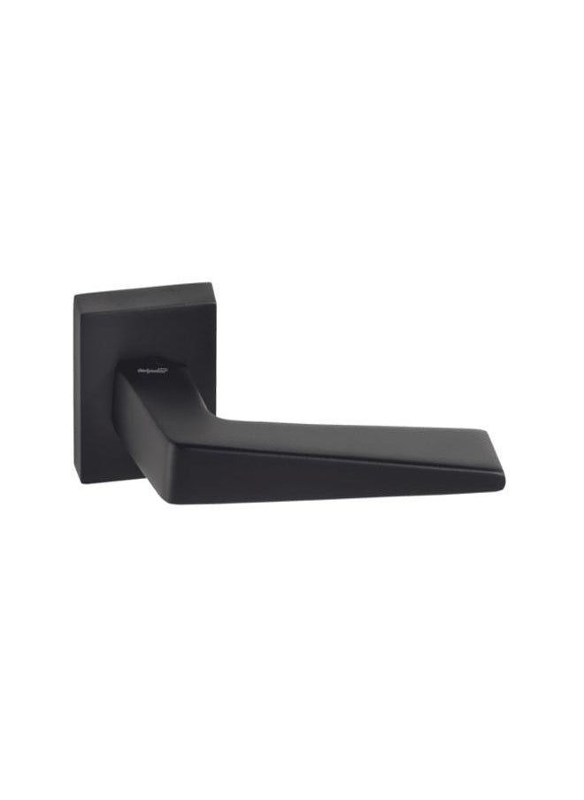 Doganlar Doganlar Penta Turkish Rosette Cylinder Door Handle Set – Black Matte  - Image 2
