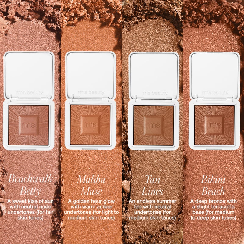 RMS Beauty Redimension Hydra-Bronzer Cream Bronzer & Highlighter | Hydrating Lightweight Formula | Medium Shade for Natural Glow & Sculpted Contour - Image 4