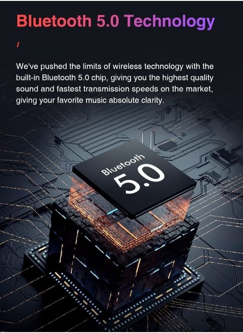 PROMASS - TWS Wireless Bluetooth Headphone, BT 5.0 Touch Control Earphones with Portable Charging Box for iPhone Huawei Xiaomi Sasung ipod blutooth - Image 1
