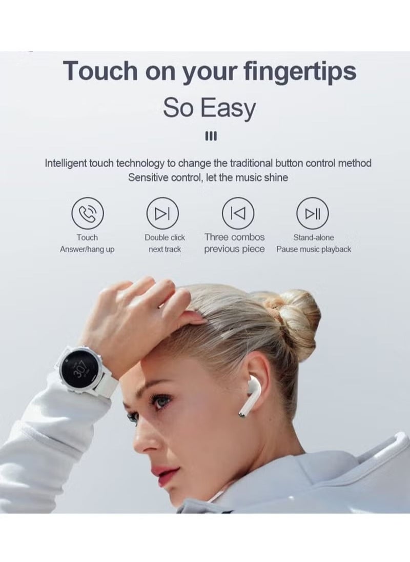 PROMASS - TWS Wireless Bluetooth Headphone, BT 5.0 Touch Control Earphones with Portable Charging Box for iPhone Huawei Xiaomi Sasung ipod blutooth - Image 1