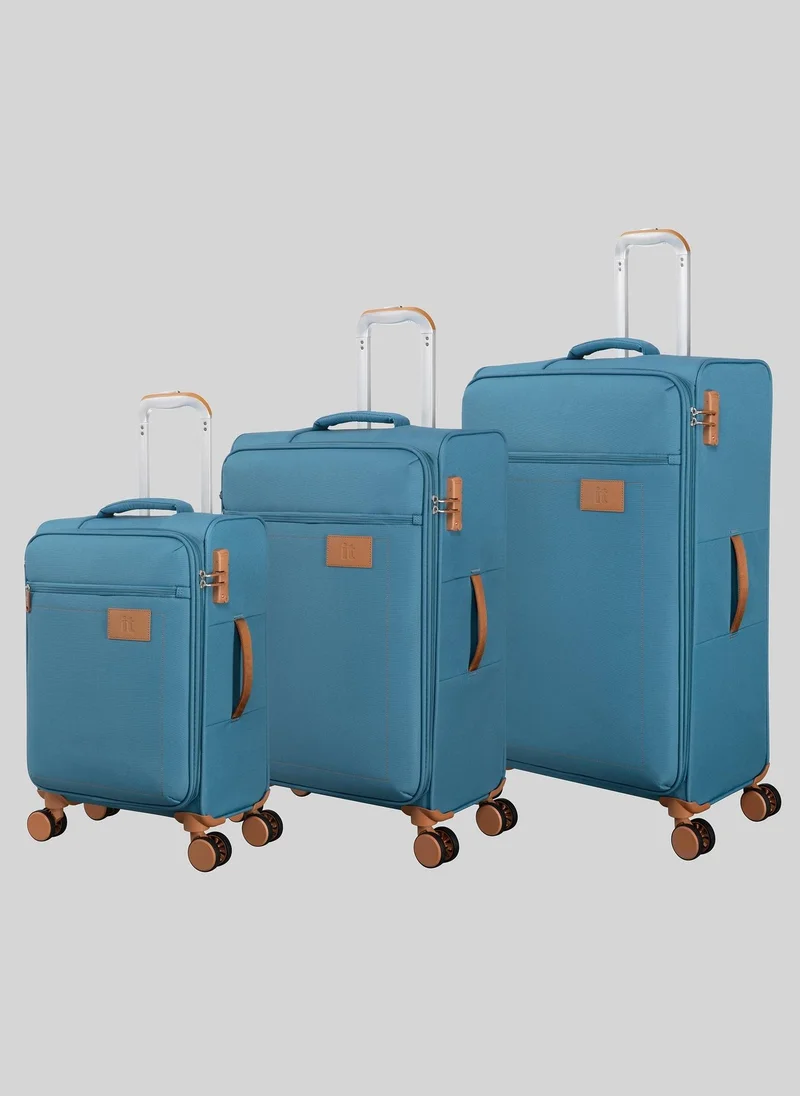 Matalan IT Luggage Teal Soft Suitcase