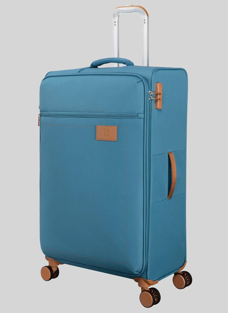 Matalan IT Luggage Teal Soft Suitcase