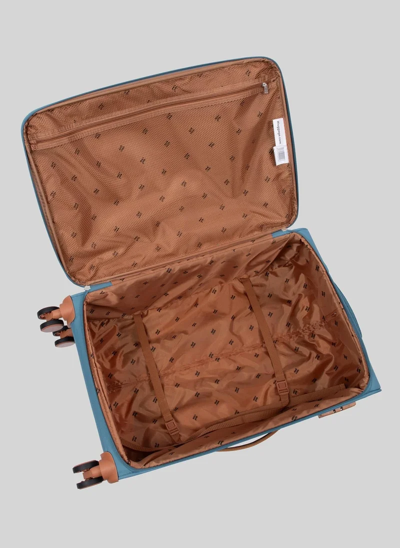 Matalan IT Luggage Teal Soft Suitcase