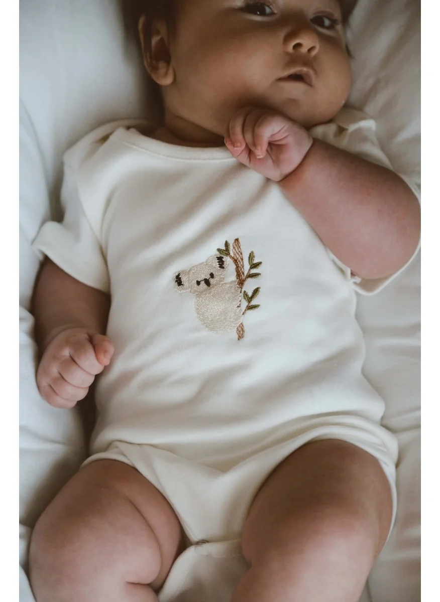 Ohlala Koala Koala Embroidered Snap-On Body - Zıbın
