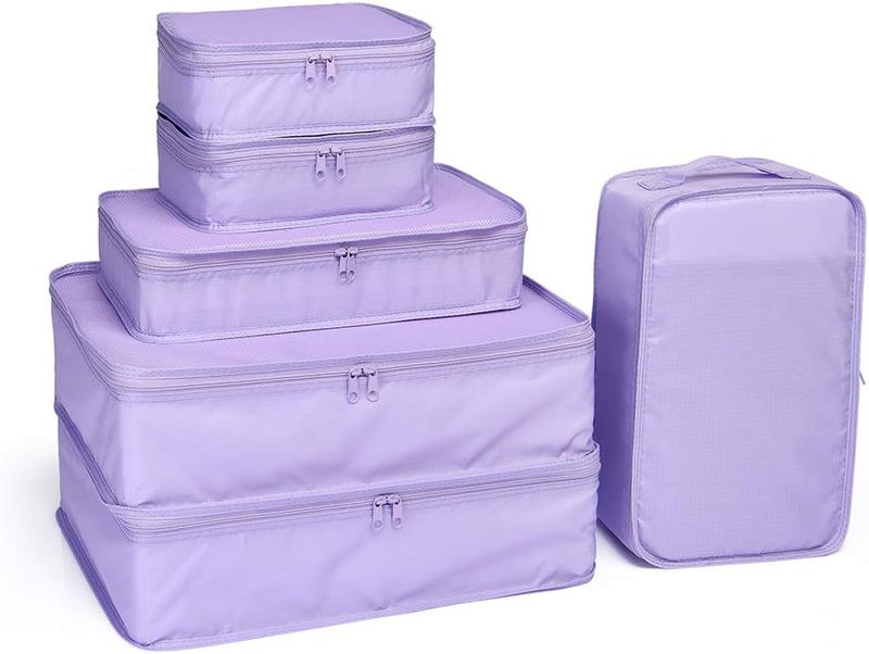 JJ POWER Travel Packing Cubes, Luggage Organizers with Shoe Bag - Image 1