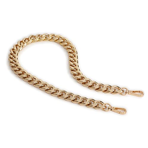 Xiazw 26 Inch Chic Metal Purse Chain Strap Handle Shoulder Strap Replacement Charms for Bag Handbags (Gold) - Image 1