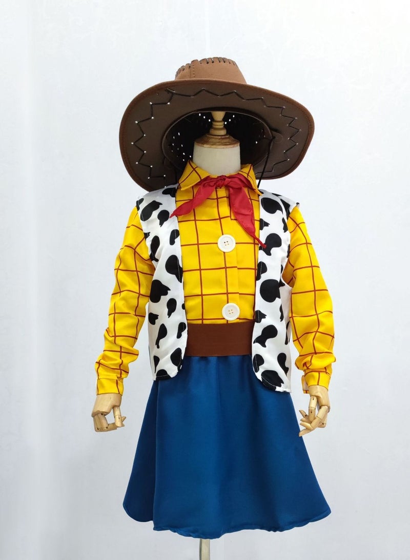Woody Police Shepherd Girl Stage Show Costume Costume Cosplay - Image 1