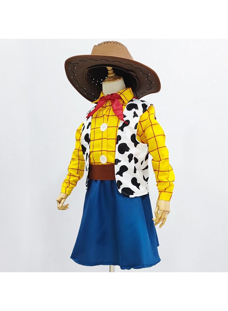 Woody Police Shepherd Girl Stage Show Costume Costume Cosplay - Image 3