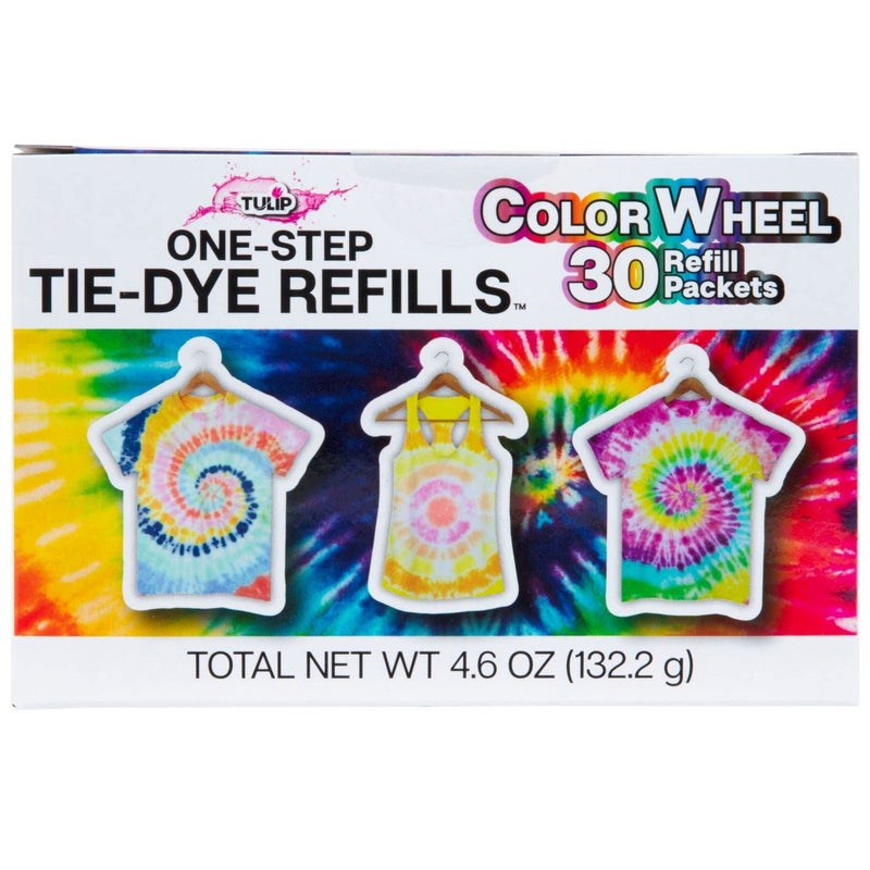 Tulip OneStep TieDye Refills Color Wheel Permanent Fabric Dye 30 Pack - Image 2
