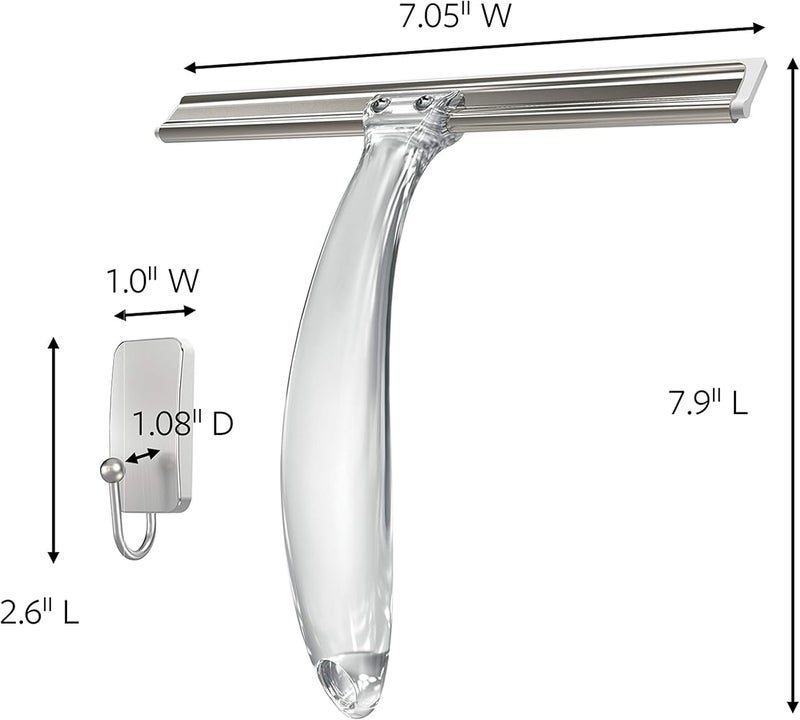 كوماند { "titleAr": "مكشط حمام Command Shower، نيكل مطفي، 1 مكشط، 1 خطاف، 1 شريط مقاوم للماء (BATH32-SS-ES)" "detailsAr": "المحتويات: – 1 مكشط، 1 خطاف، 2 شريط تنظيم الحمام بدون أضرار – لا يقتصر دور المكشط على مسح الماء للحفاظ على نظافة ال - Image 2
