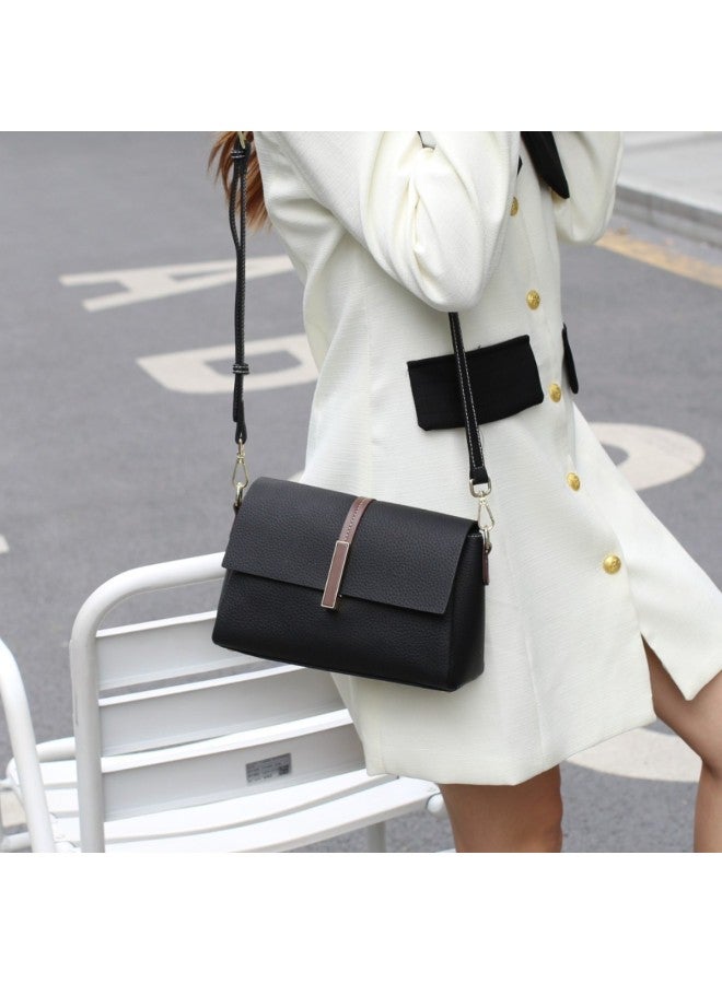 Pattern Top Layer Cowhide Small Square Bag New Fashion Western Style Women's Bag Trendy Crossbody Shoulder Bag - Image 3