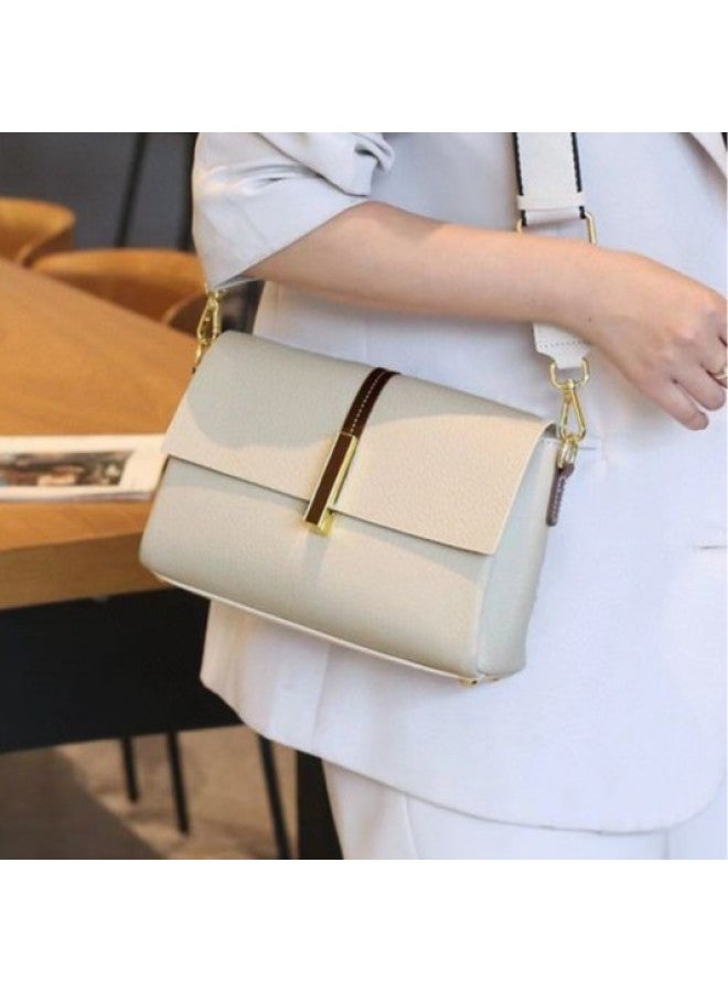 Pattern Top Layer Cowhide Small Square Bag New Fashion Western Style Women's Bag Trendy Crossbody Shoulder Bag - Image 4