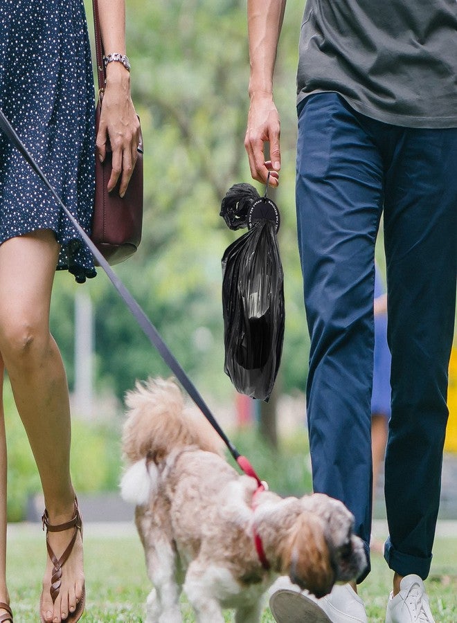Yitexin 2 Colors Dog Poop Bag Holder, Waste Bag Dispenser with Carabiner Clip, Hands Free Poop Bag Carrier for Leash, Pet Waste Bag Holder for Dog Walking Accessory (Black, Blue) - Image 2