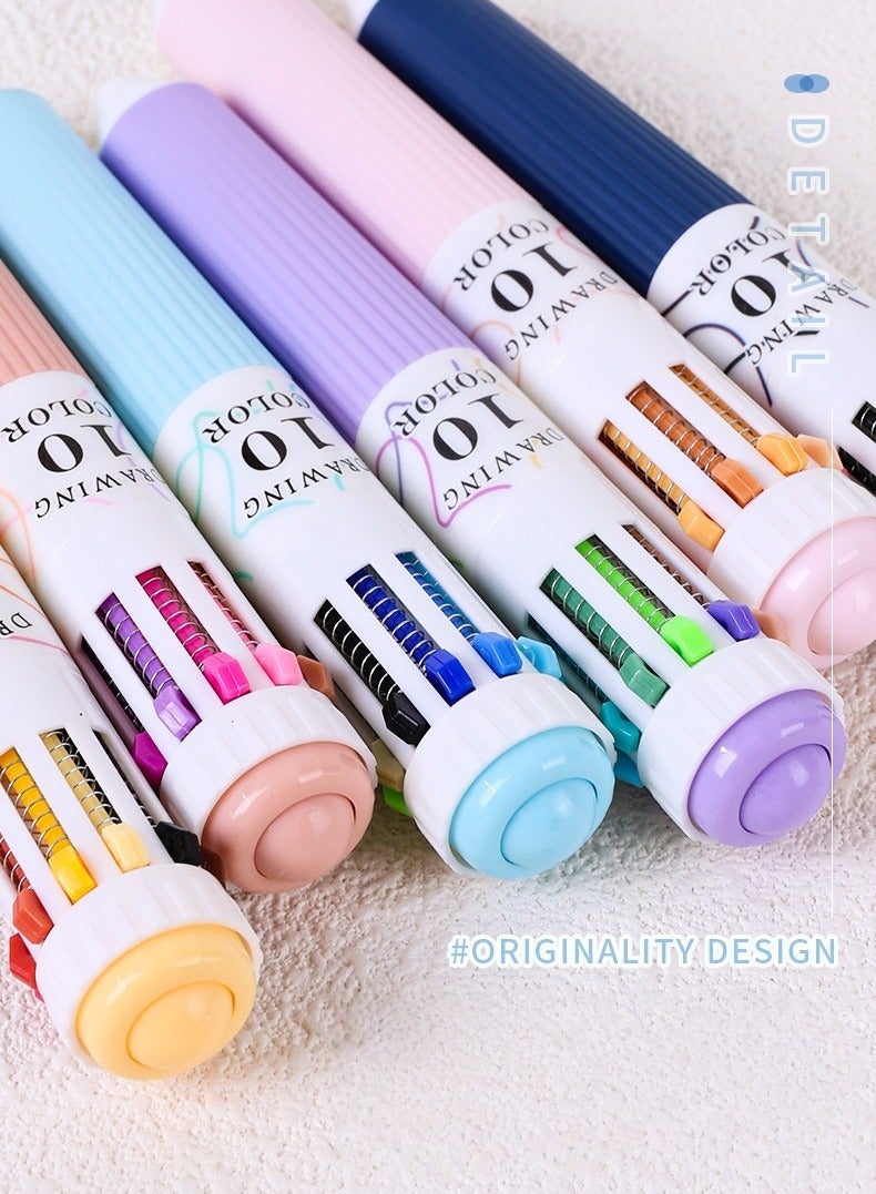 Languo 10-in-1 60-Color Multi-Purpose Ballpoint Pen Set - Image 5