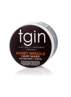 Tgin Honey Miracle Hair Mask With Raw Honey + Olive Oil 12Oz  - Image 2