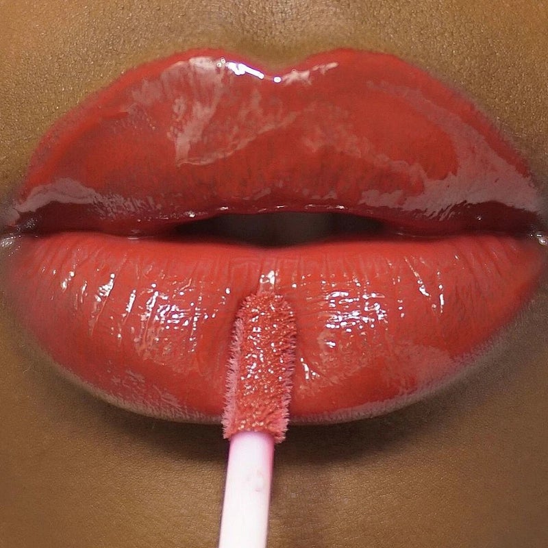 Mirror Red Brown Lip Gloss Moisturizing Lasting Sexy Red Pink Liquid Lipstick Waterproof Non-stick Cup Lip Tint Makeup Cosmetics - Image 3