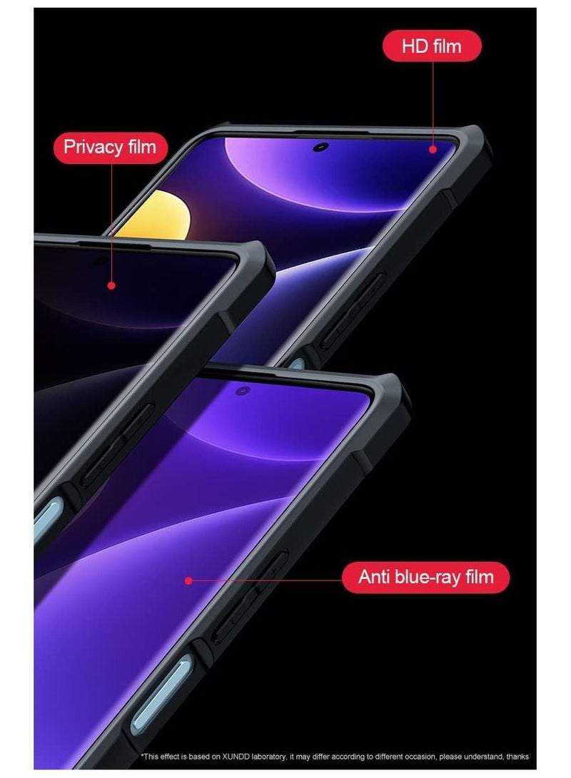 Xiaomi Poco F5 Case Airbags Shockproof Shell Back Transparent TPU+PC For - Image 3