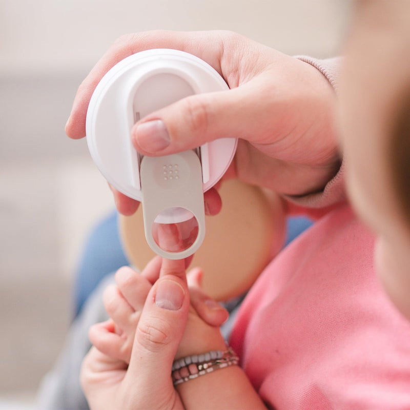 The First Years Baby Electric Nail Clipper - Includes Magnifier, Nail Polisher Head Attachment, and Travel Pouch - Baby Nail Filer for Baby Bath Essentials - Newborn Nail Trimmer - Image 2