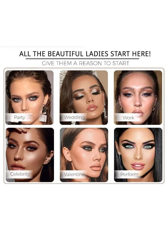 Vinayakart Magnetic Eyelashes With Eyeliner, 3D Magnetic Eyelashes Kit, 5 Pairs Reusable Magnetic False Eyelashes With Tweezers Inside (17/19/20/29/32) - Image 4