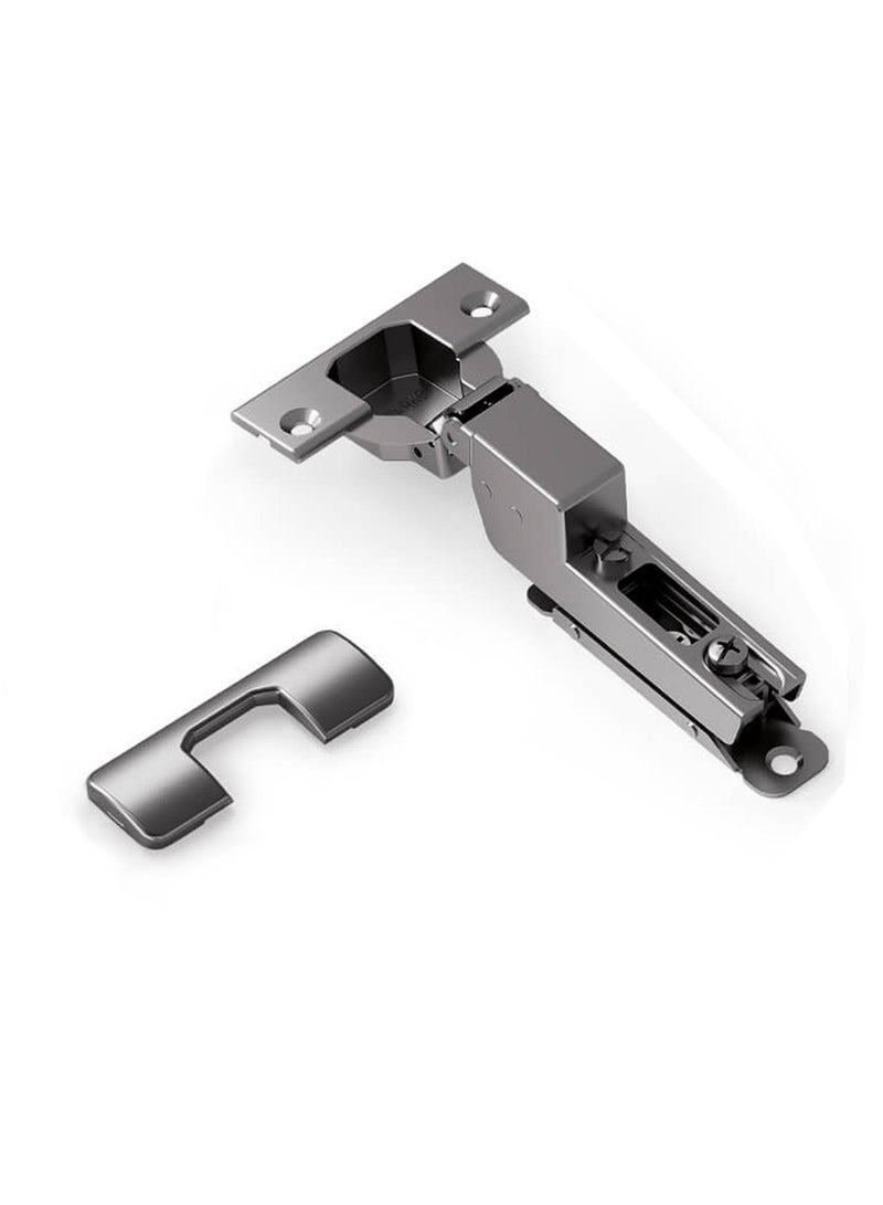STARKE Pack of 8 Inset Soft Close Cabinet Wingless Hinge -Black Electroplated, 95 Degree Opening Angle, 16-25mm Application, Strong Hydraulic System-Complete with Screws. - Image 2