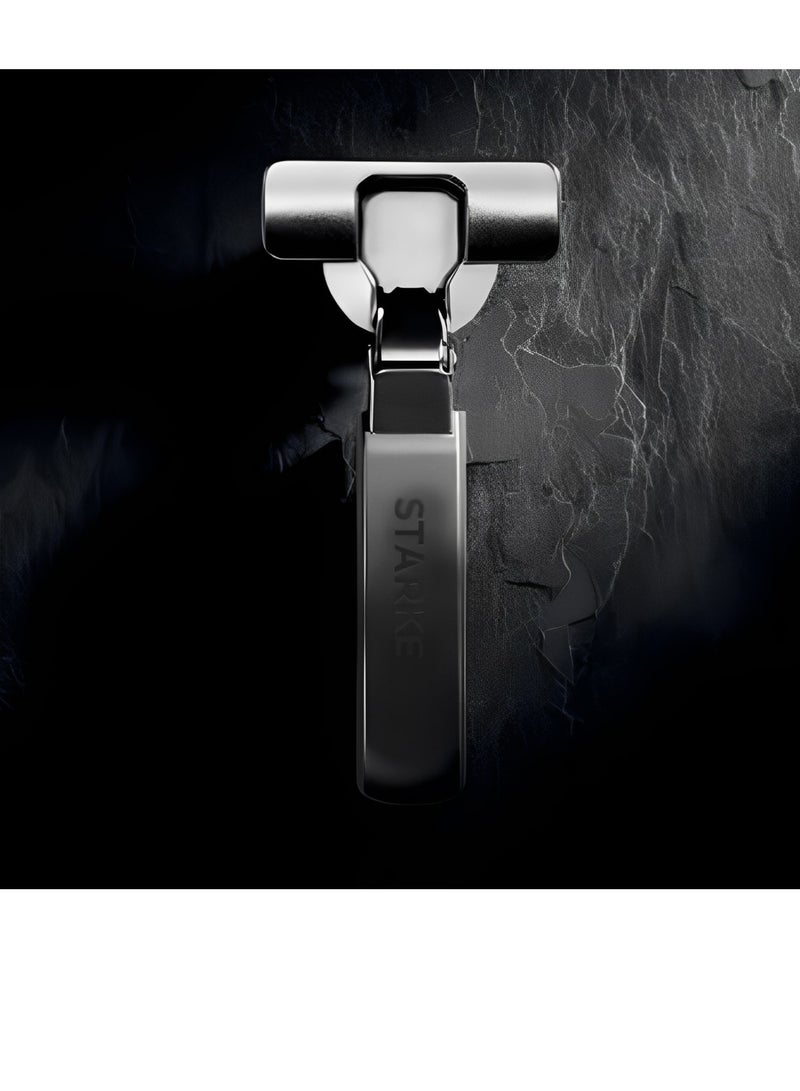 STARKE Pack of 8 Inset Soft Close Cabinet Wingless Hinge -Black Electroplated, 95 Degree Opening Angle, 16-25mm Application, Strong Hydraulic System-Complete with Screws. - Image 4