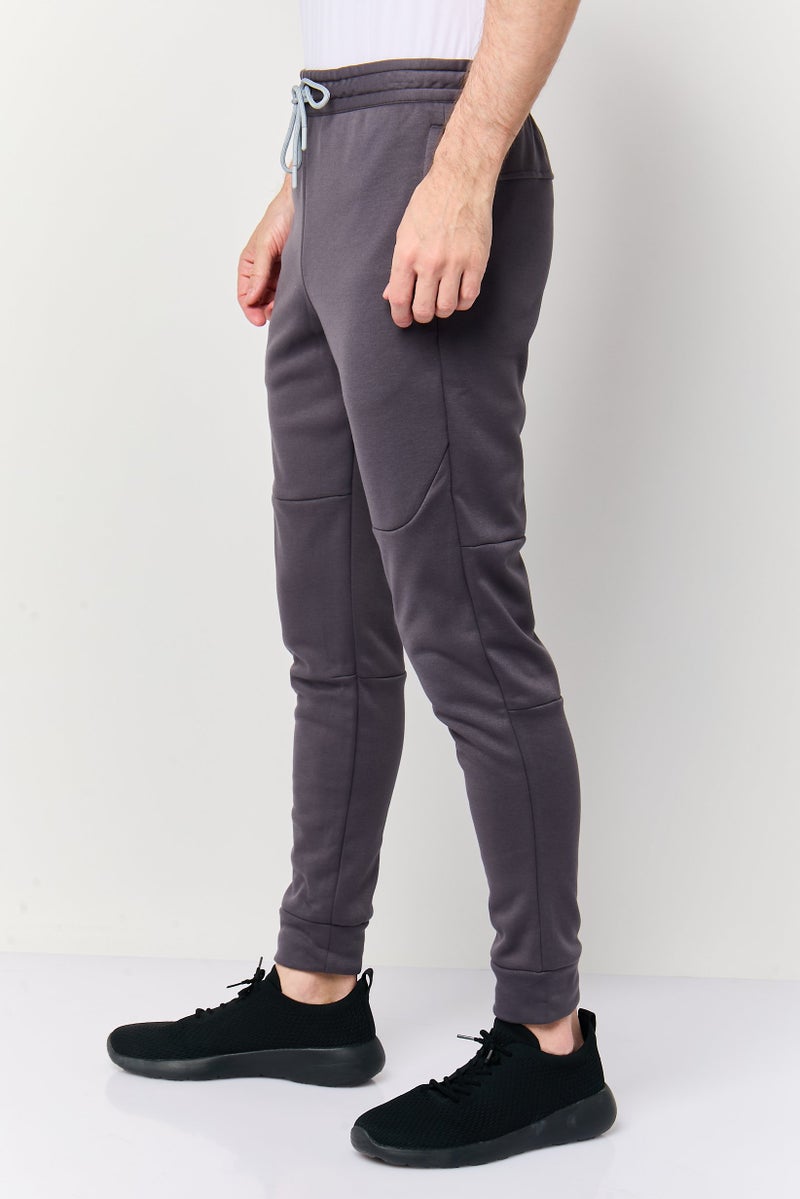 MOTION Men Sportswear Fit Outdoor Sweatpants, Dark Grey - Image 3
