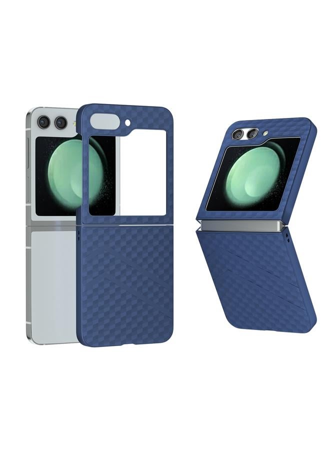 S-TOP Case For Samsung Galaxy Z Flip5 5G Wave Pattern Matte PC Phone Case - Image 1