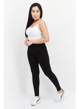 Miss Selfridge Women Skinny Fit Solid Super High Waist Stretchable Jeans, Black  - Image 4