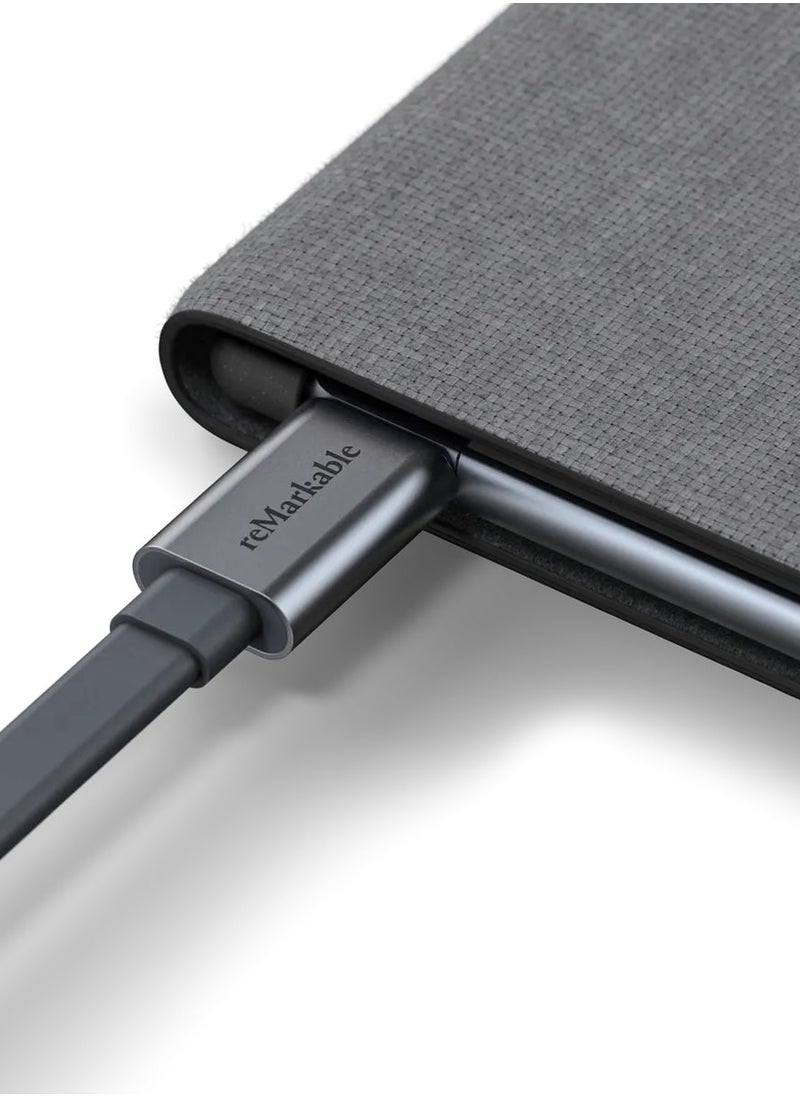 Remarkable - reMarkable 2 Paper Tablet 10.3" with Marker Plus and Book Folio in Gray Polymer Weave - Image 1