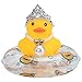 wonuu Car Duck Rubber Duck Car Ornaments Duck Car Dashboard Decorations with Mini Crown and Necklace CFemale Crown - Image 2