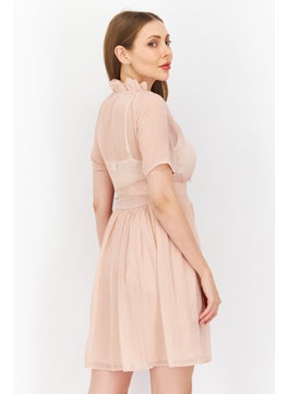 NA-KD Women Plain Mini Dress, Pink  - Image 2