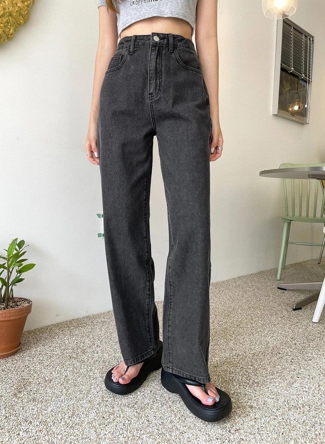 KOTTY Women's High Rise Solid Regular Jeans Dark Grey - Image 5