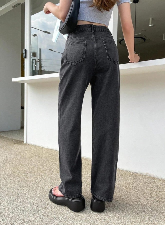 KOTTY Women's High Rise Solid Regular Jeans Dark Grey - Image 4