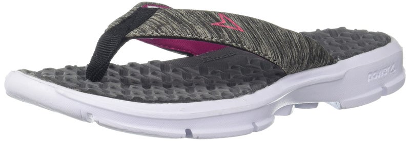 Power Women's SOFT W Grey Flip Flops - 5 UK (5712339) - Image 1