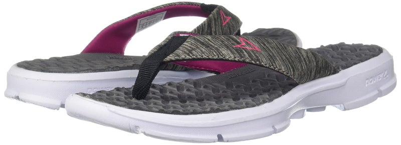 Power Women's SOFT W Grey Flip Flops - 5 UK (5712339) - Image 2