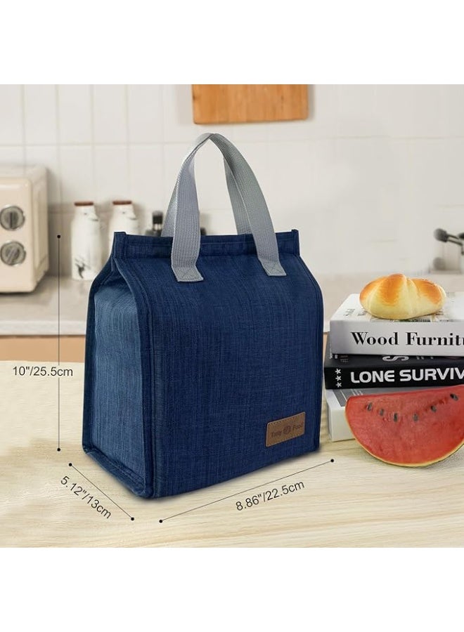 Insulated Lunch Bag for Men and Women - Reusable Leak-Proof Large Lunch Box Container, Perfect for Office, Work, School, Beach, or Travel - Image 2