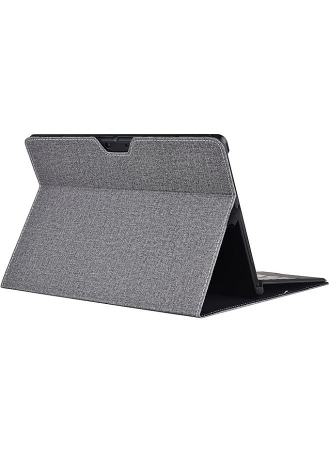 Compatible with Microsoft Surface Pro 11 (2024) 13-inch Case,TPU Bumper Folio Stand Card Holder Protective Cover PC Hard Shell  - Image 1