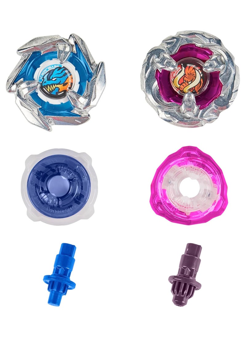 BEYBATTLE BURST Beyblade X Xtreme Beystadium Battle Set | Includes 2 Right Spinning Tops and 2 Launchers | Gift for Beyblade Lovers and Kids  - Image 3