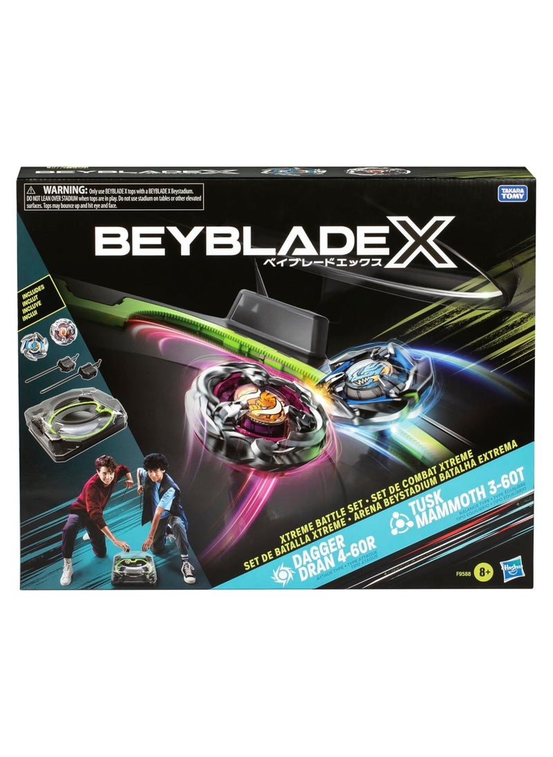 BEYBATTLE BURST Beyblade X Xtreme Beystadium Battle Set | Includes 2 Right Spinning Tops and 2 Launchers | Gift for Beyblade Lovers and Kids  - Image 4