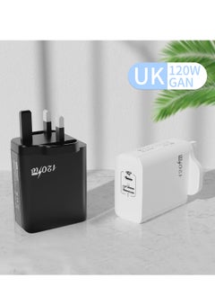 120W UK Gallium Nitride Super Fast Charging Adapter Mobile Phone Charger Travel Power Adapter White - pzsku/Z93C25B17EFC851299D32Z/45/_/1721378103/ad2aa05f-aefd-45d4-883c-f4e7f7f555fb