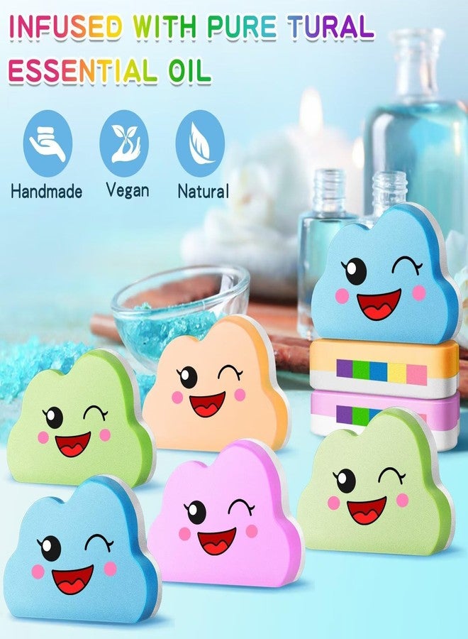 Beauwell Rainbow Bath Bombs for Kids, Handmade 8 Pcs Kids Bath Bombs Gift Set for Girls Teens Toddler Rainbow Bubble Fizzy - Image 3
