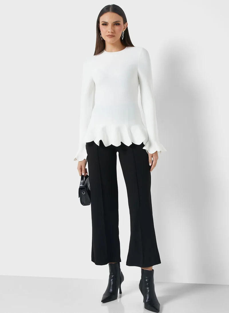 Ted Baker Round Neck Fitted Top