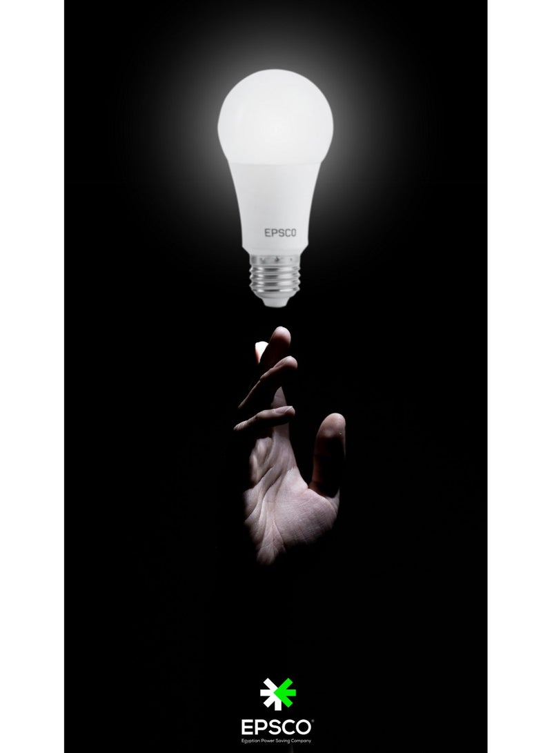 EPSCO Bulb 9 Watt - 900 lumens - Warm - E27 - PF 0.5 - 3000 K - Image 3