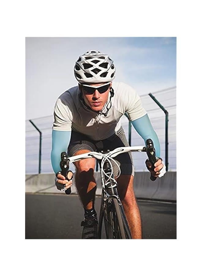 9 Pairs UV Protection Sleeves Cooling Sleeves Long Arm Covers Arm Sleeves for Men and Women - Image 5